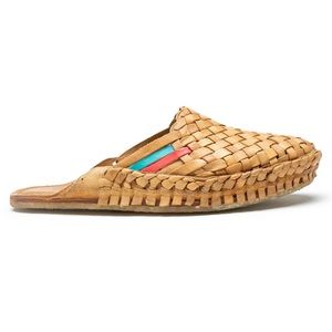 Mohinders Woven Slides w/ Red + Blue Stripe